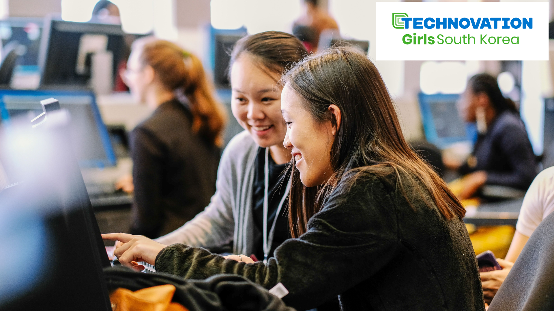 Technovation participants pitching their app projects